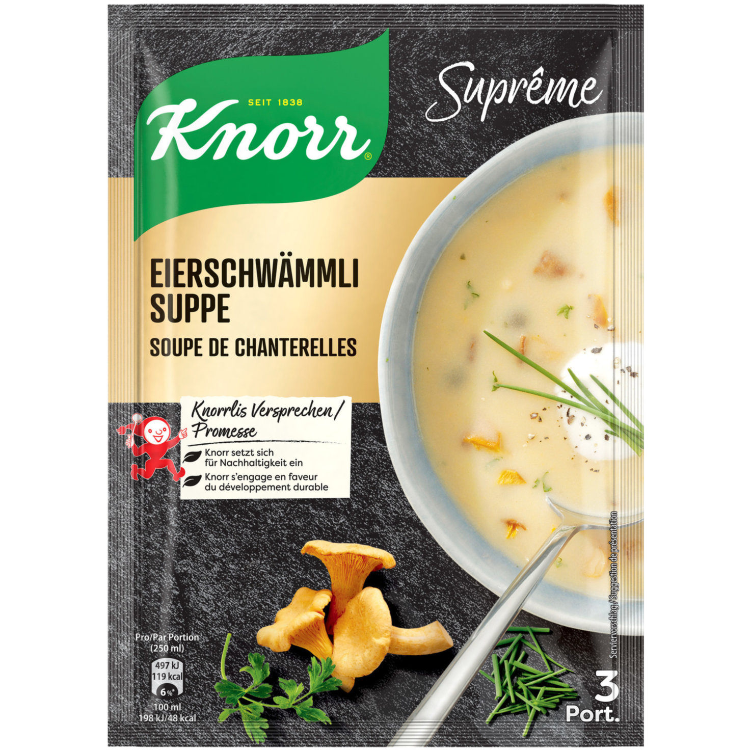 Knorr Suprême Suppe Eierschwämmli