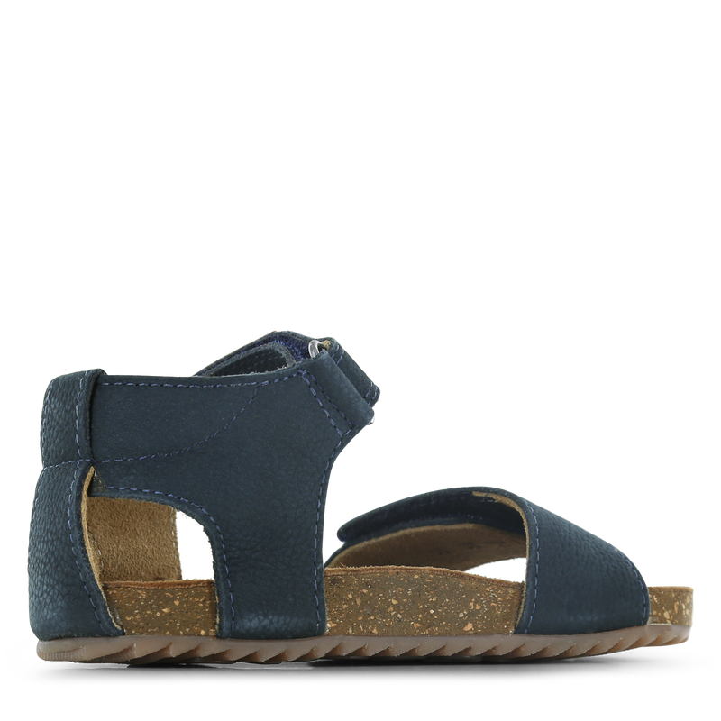 Shoesme donkerblauwe sandaal met brede band Leer | Uni schoenen