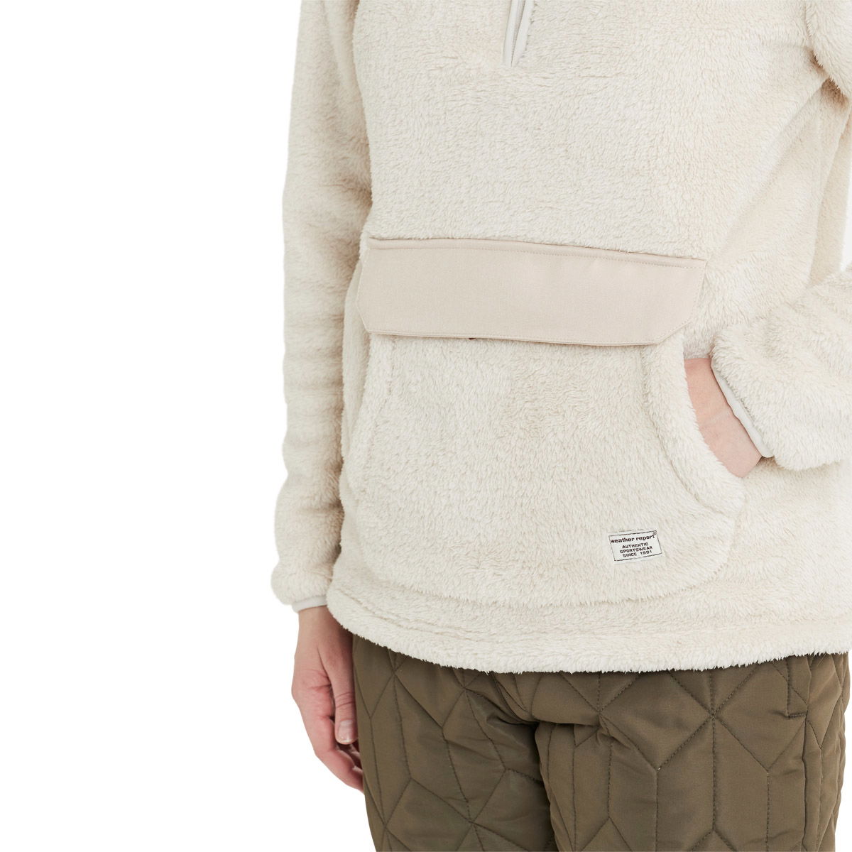 Weather Report Zara 1/2 Zip Hoodie Fleecetrøje Dame
