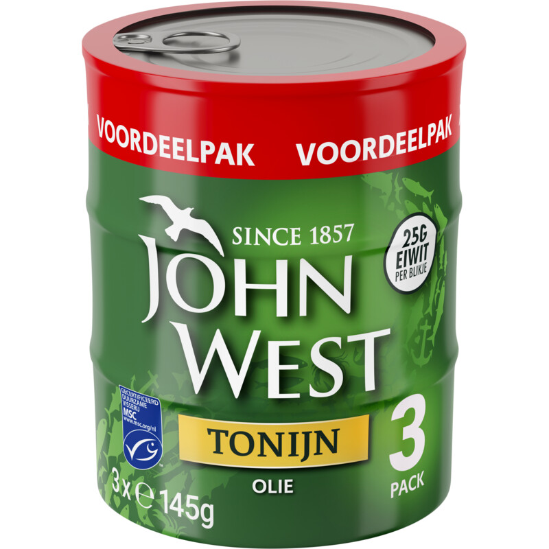 John West Tonijn in olie 3-pack