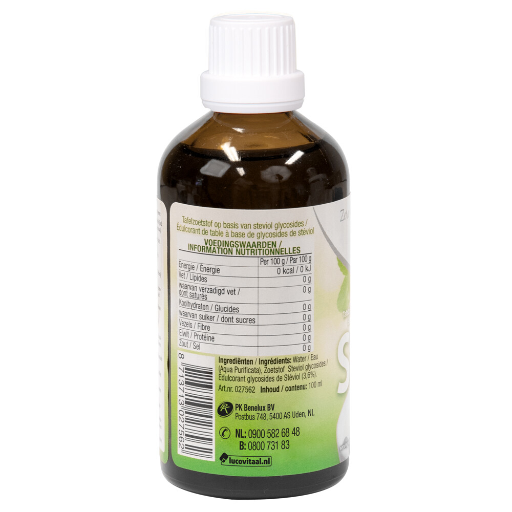 2x Lucovitaal Stevia Vloeibaar100 ml
