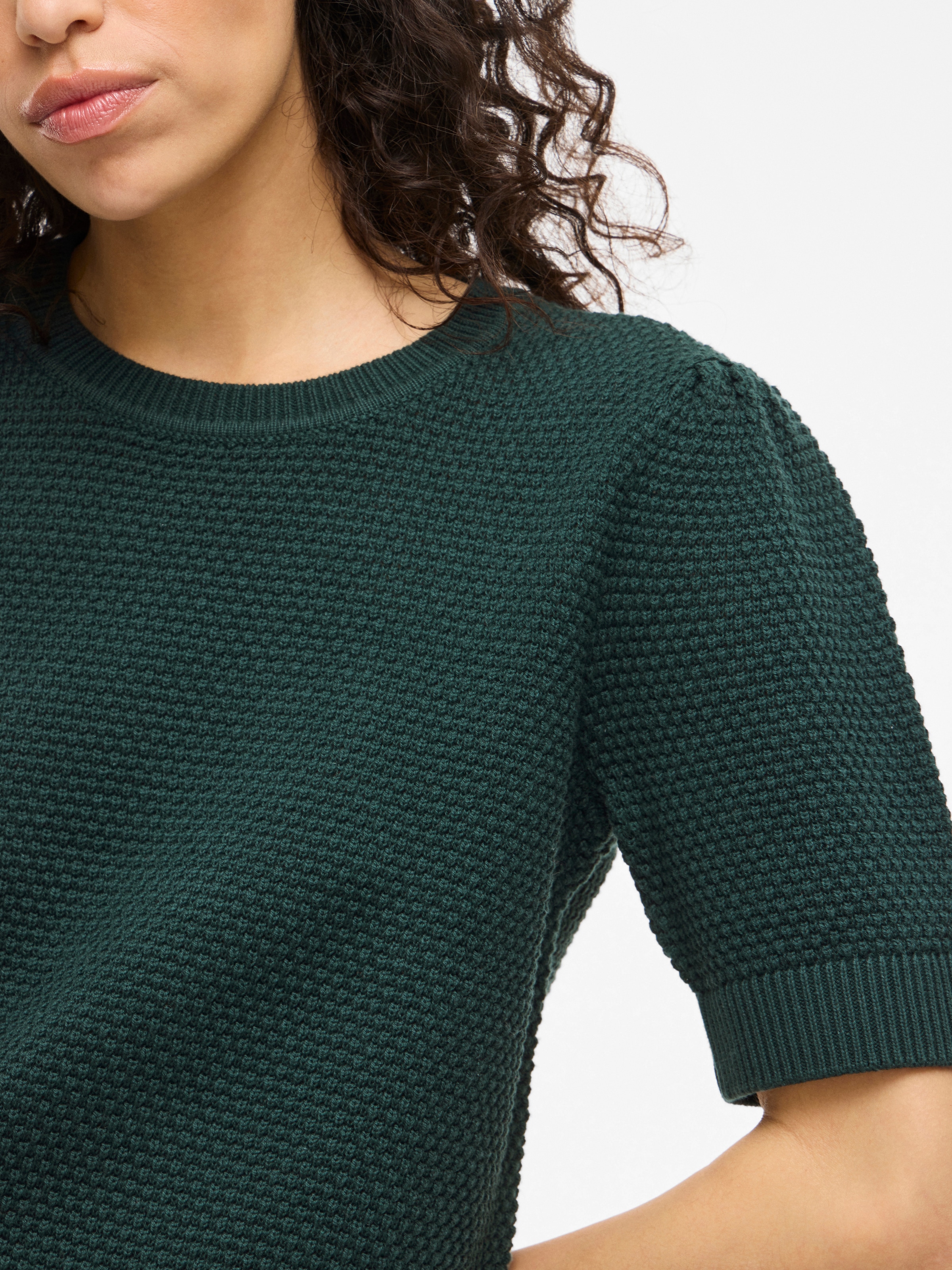 Vila Kurzarmpullover »VIDALO O-NECK S/S KNIT TOP - NOOS«