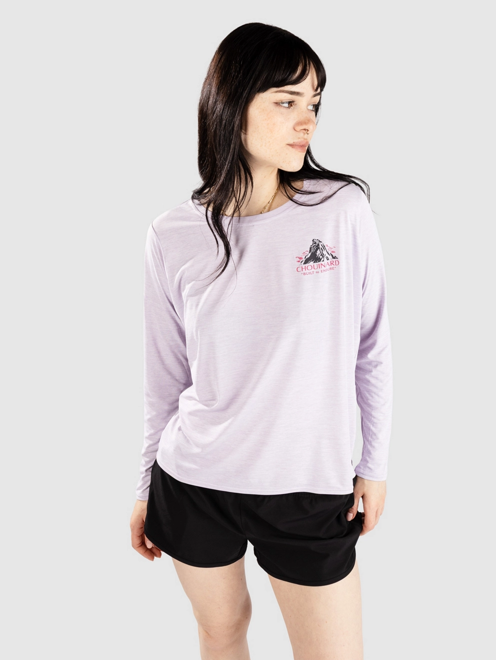 Patagonia Cap Cool Daily Graphic Longsleeve Lycra chnard cst foxglove prple