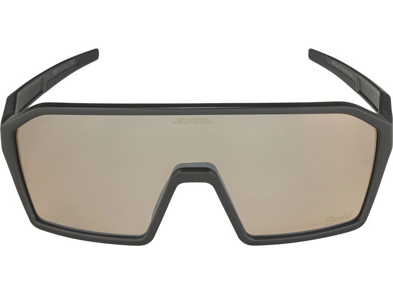 alpina Sonnenbrille Ram Q-Lite V - Schwarz matt Sonnenbrille Varioflex Cat. 1-3