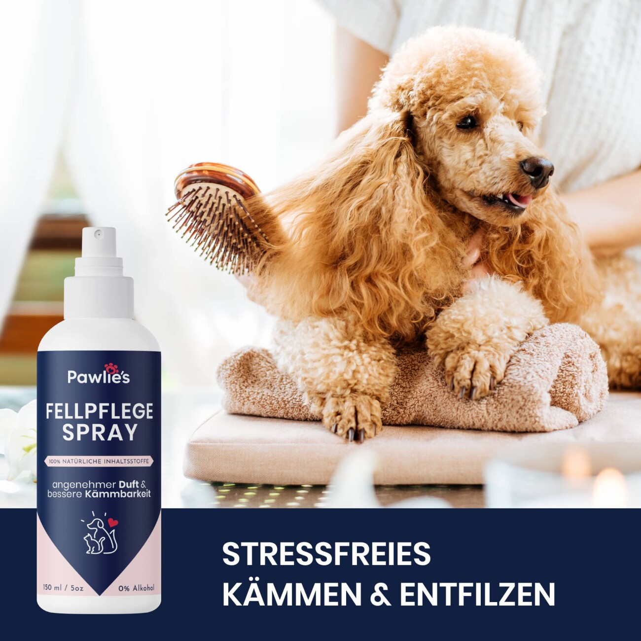 Pawlie's Fellpflege für Hunde & Katzen 150ml