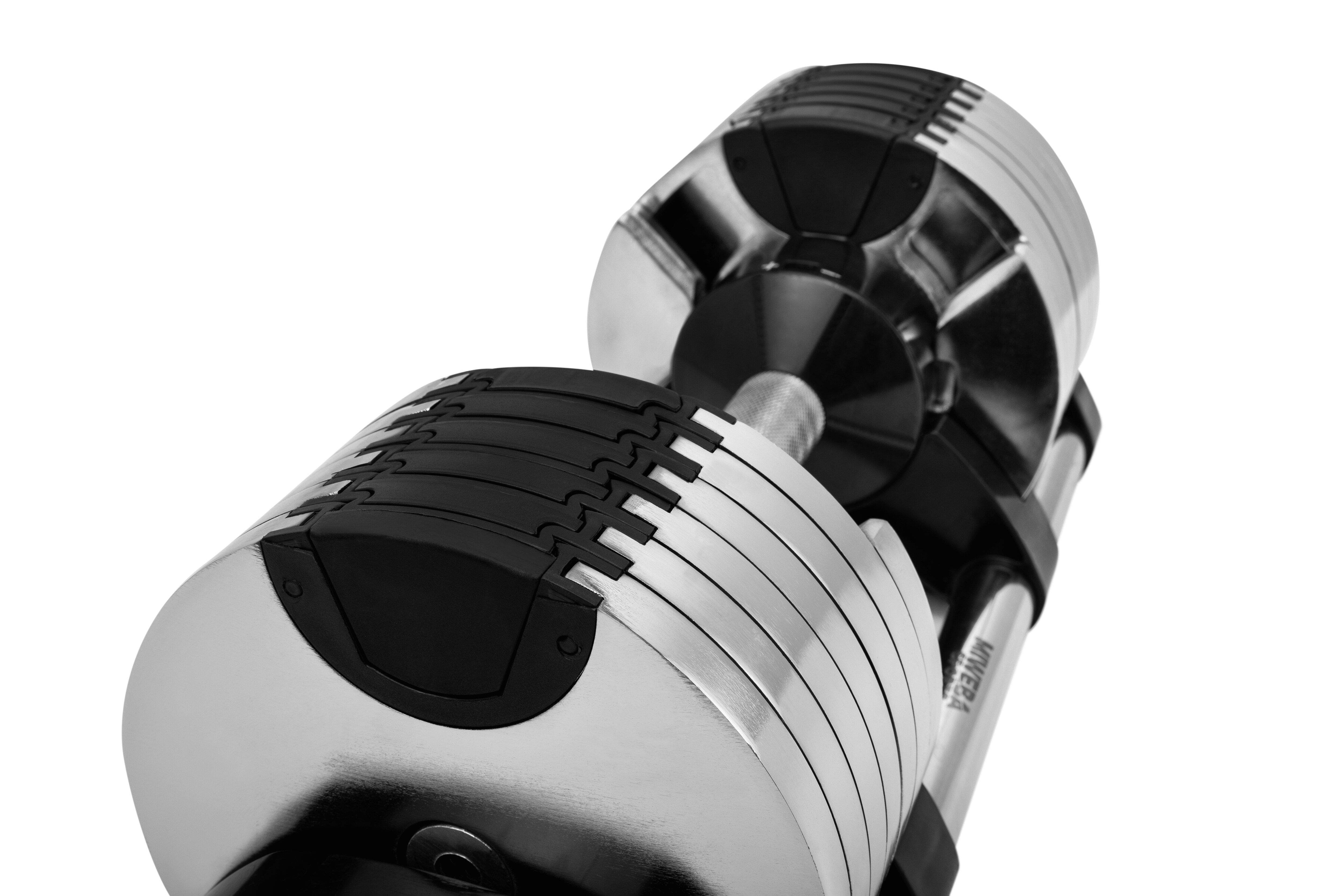 Miweba Sports verstellbare Kurzhantel VH100, Stahl, 4-24 kg, funktionales Verschluss-System, Gestell