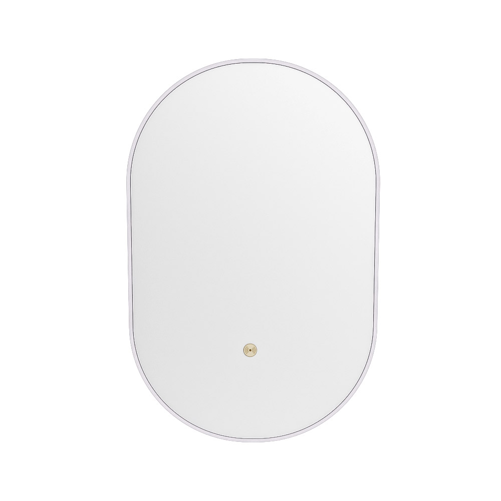 Mondiaz Glow ovale spiegel 45x90cm met verlichting cale