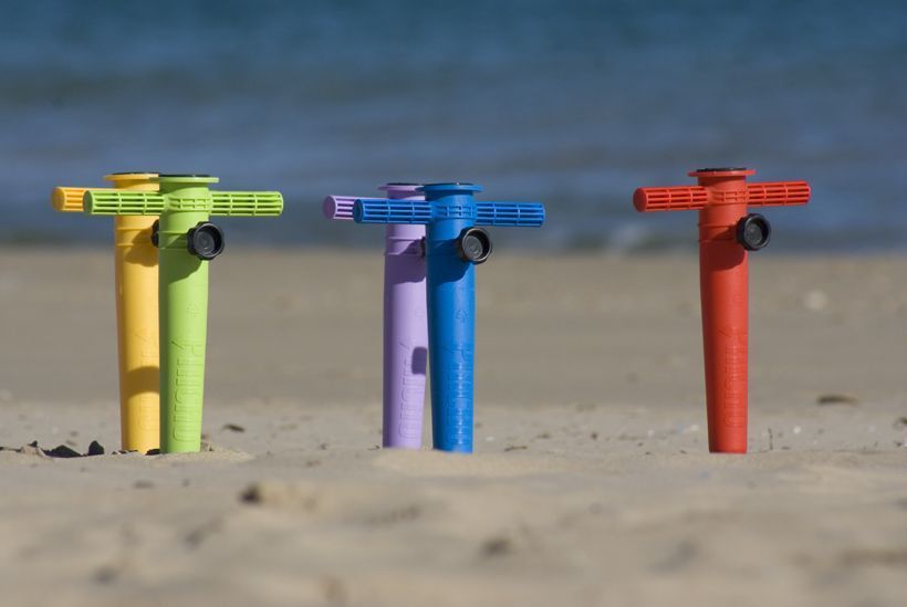 Suporte de guarda-chuva de plástico para espeto