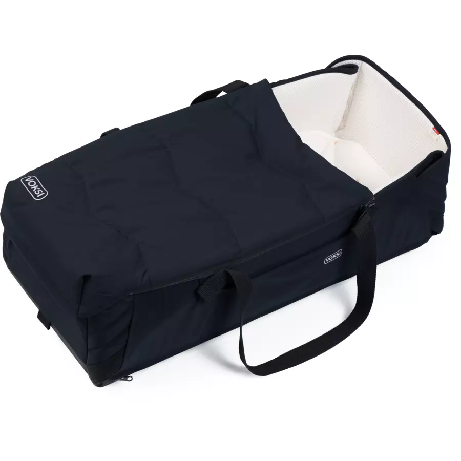 Voksi® Carry Me Fußsack Black Cream