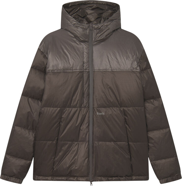 Forét GRAIN REVERSIBLE PUFFER JACKET Brown