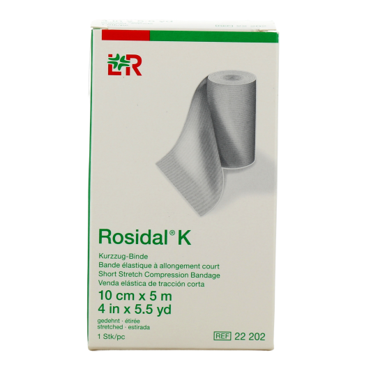 Rosidal K bande de compression élastique - Phlébologie, traumatologie