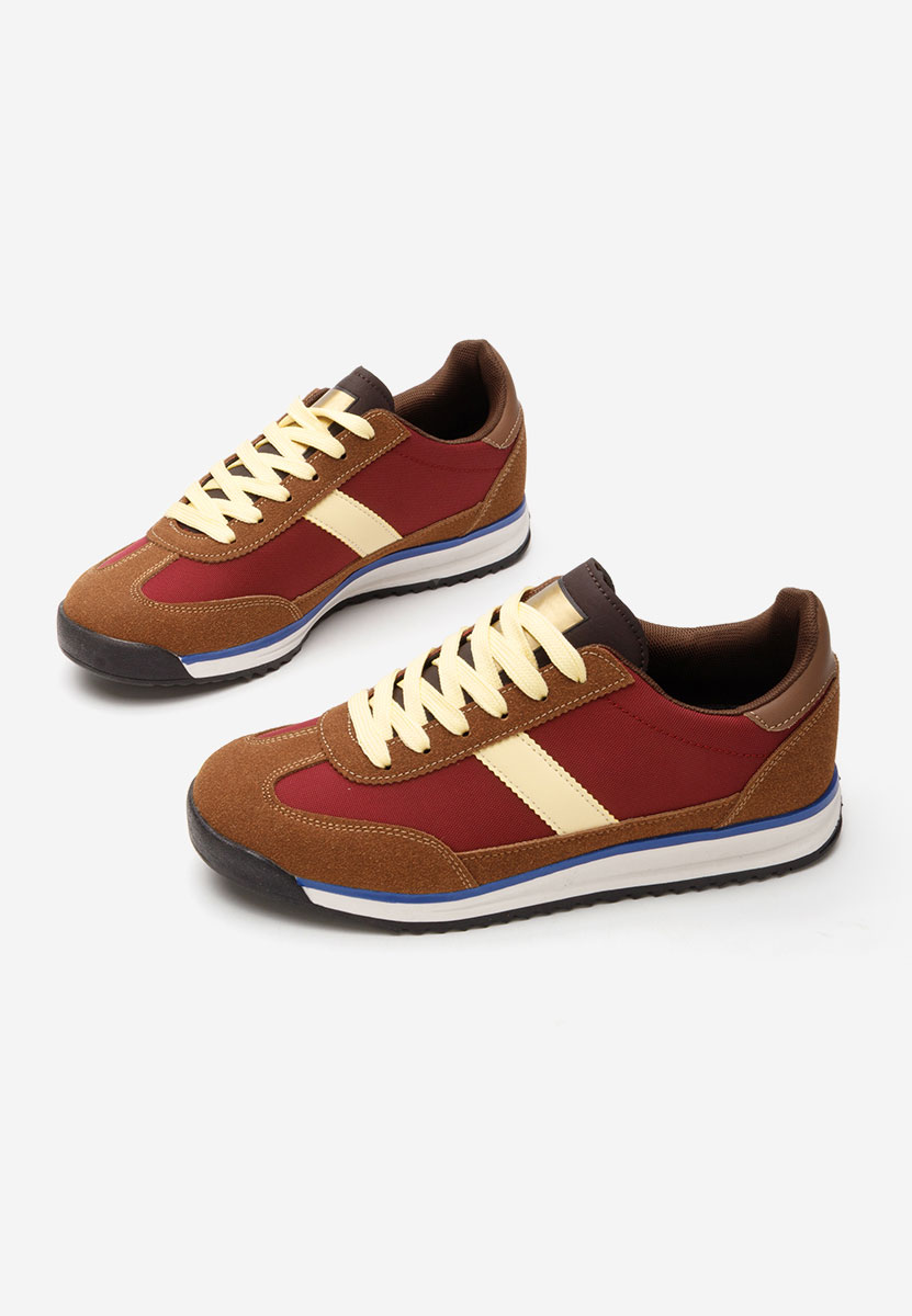 Baskets pour femme bordeaux Nichita bordo