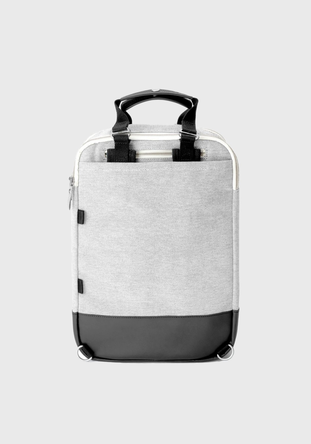 Qwstion Rucksack Daypack Raw Blend Leather Canvas
