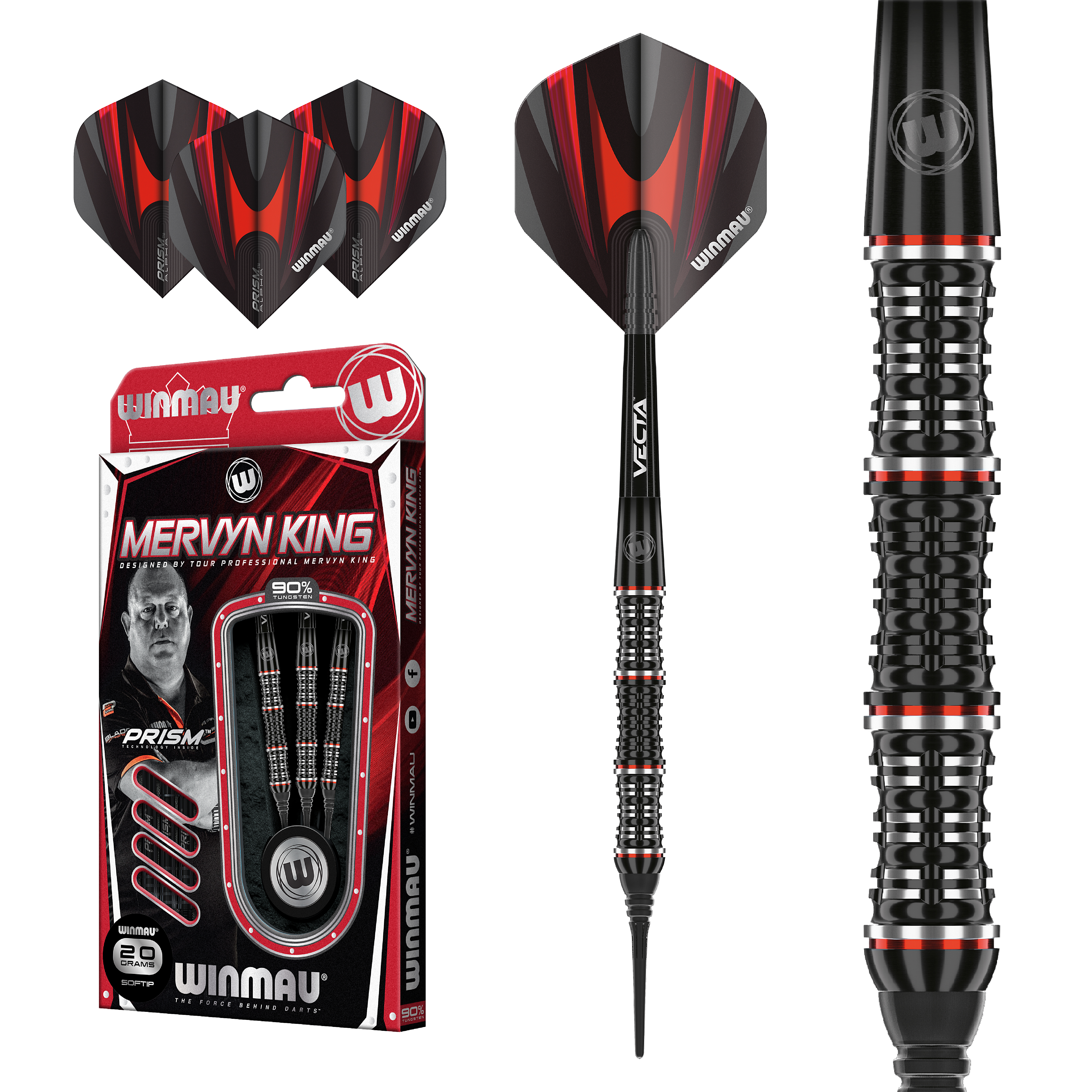 Winmau - Mervyn King Special Edition - Softdart