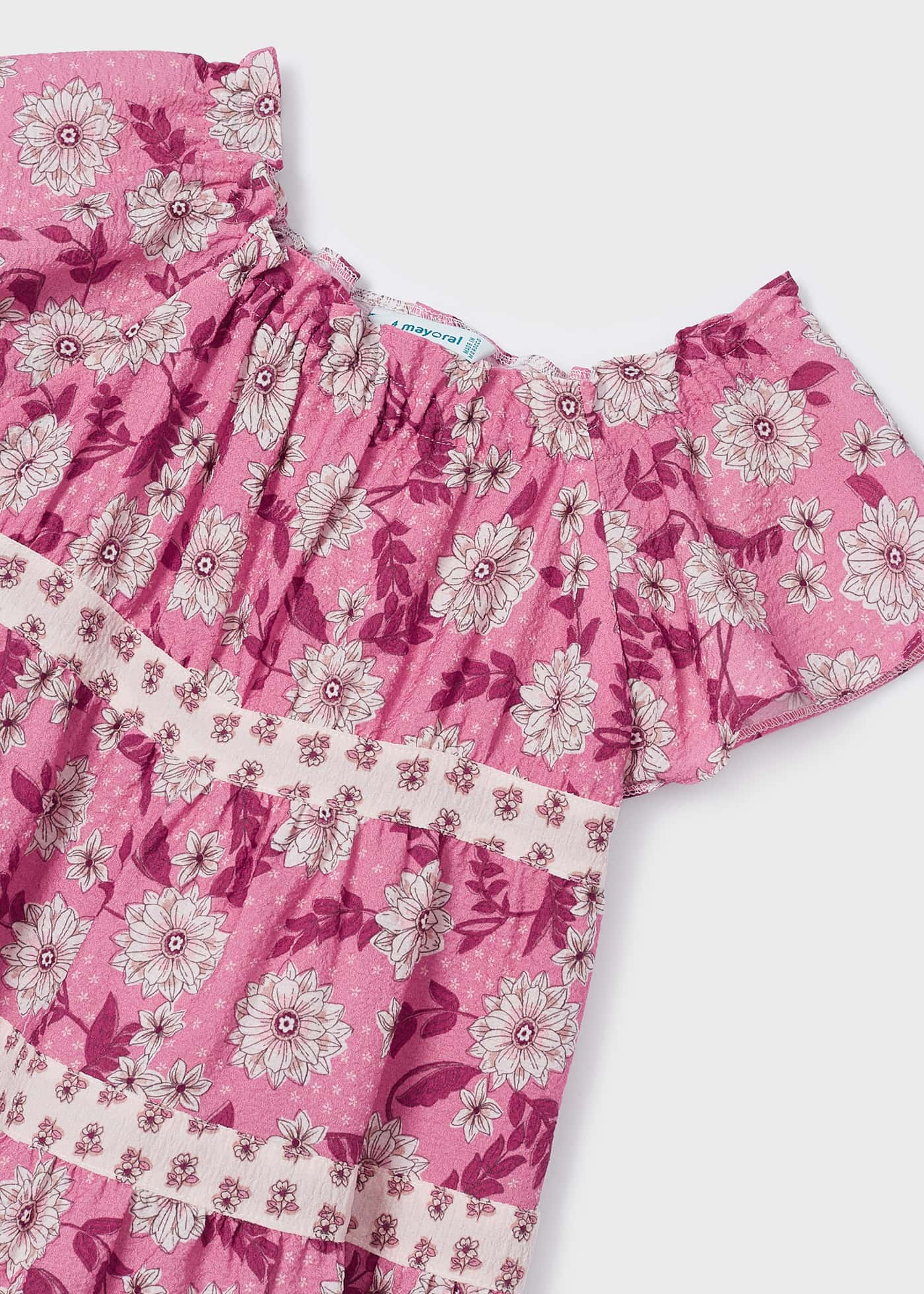 Vestido estampado para meninas