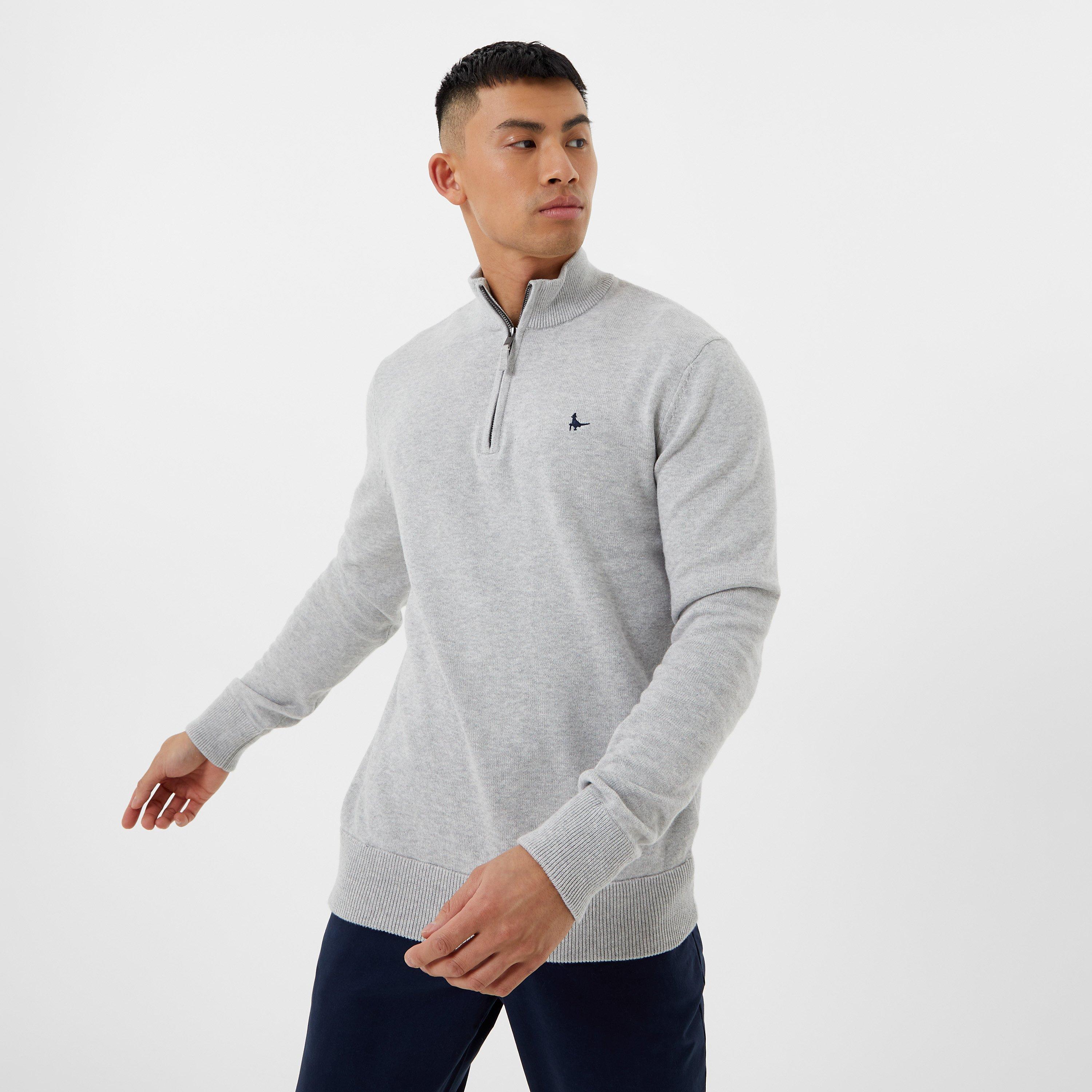 Jack Wills Funnel Neck Half Zip Jumper