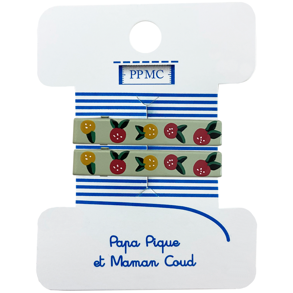 Petite Barrette Croco Agrumes Pop