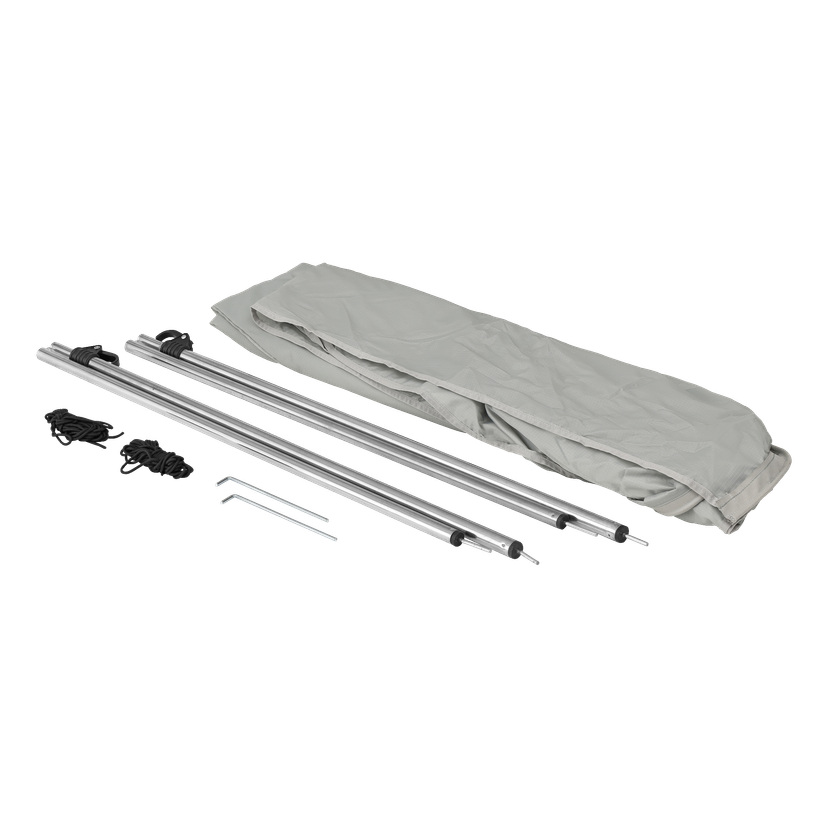 Soltak til campingvogn 2,5x2,5 m