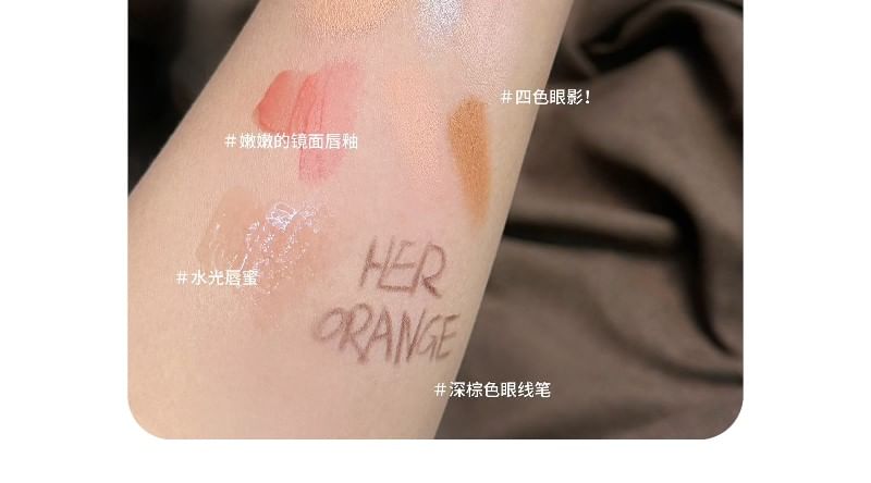 HERORANGE - Set van 6: Energetische oranje make-up geschenkdoos - Oranje