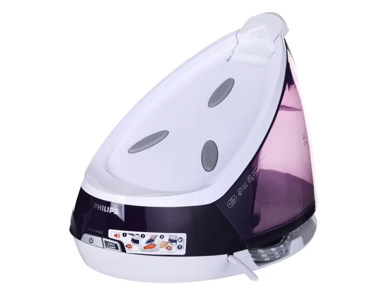 Philips PerfectCare Compact Plus GC7933 - Dampstrygejern med automatisk afbrydelse - såleplade: SteamGlide Plus - 2400 W - magisk lilla