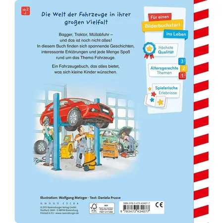 Ravensburger Bagger, Traktor, Müllabfuhr!: Mein großes Fahrzeuge-Buch