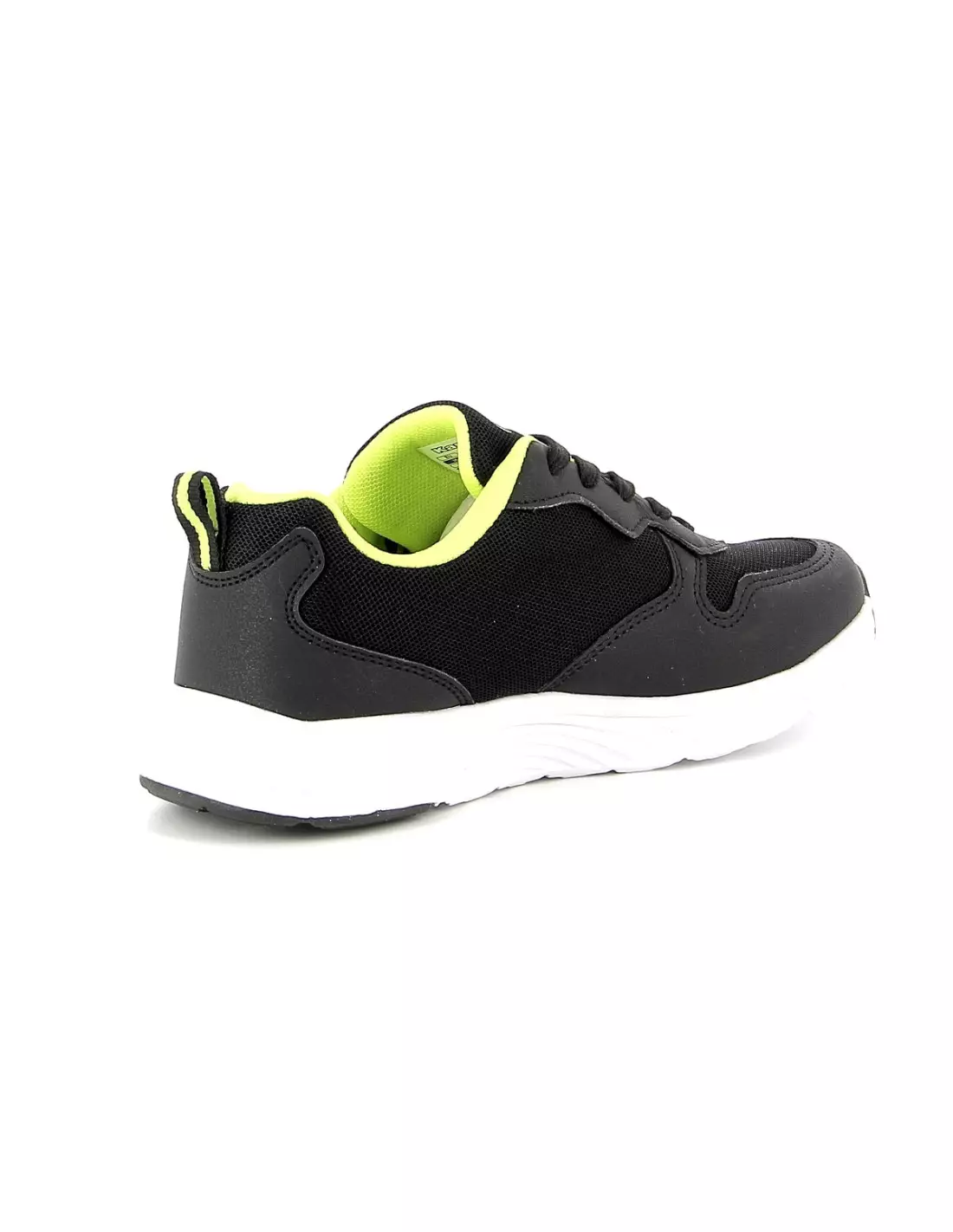 KAPPA DELVIS LACE - Sneakers Blackyellowfluo
