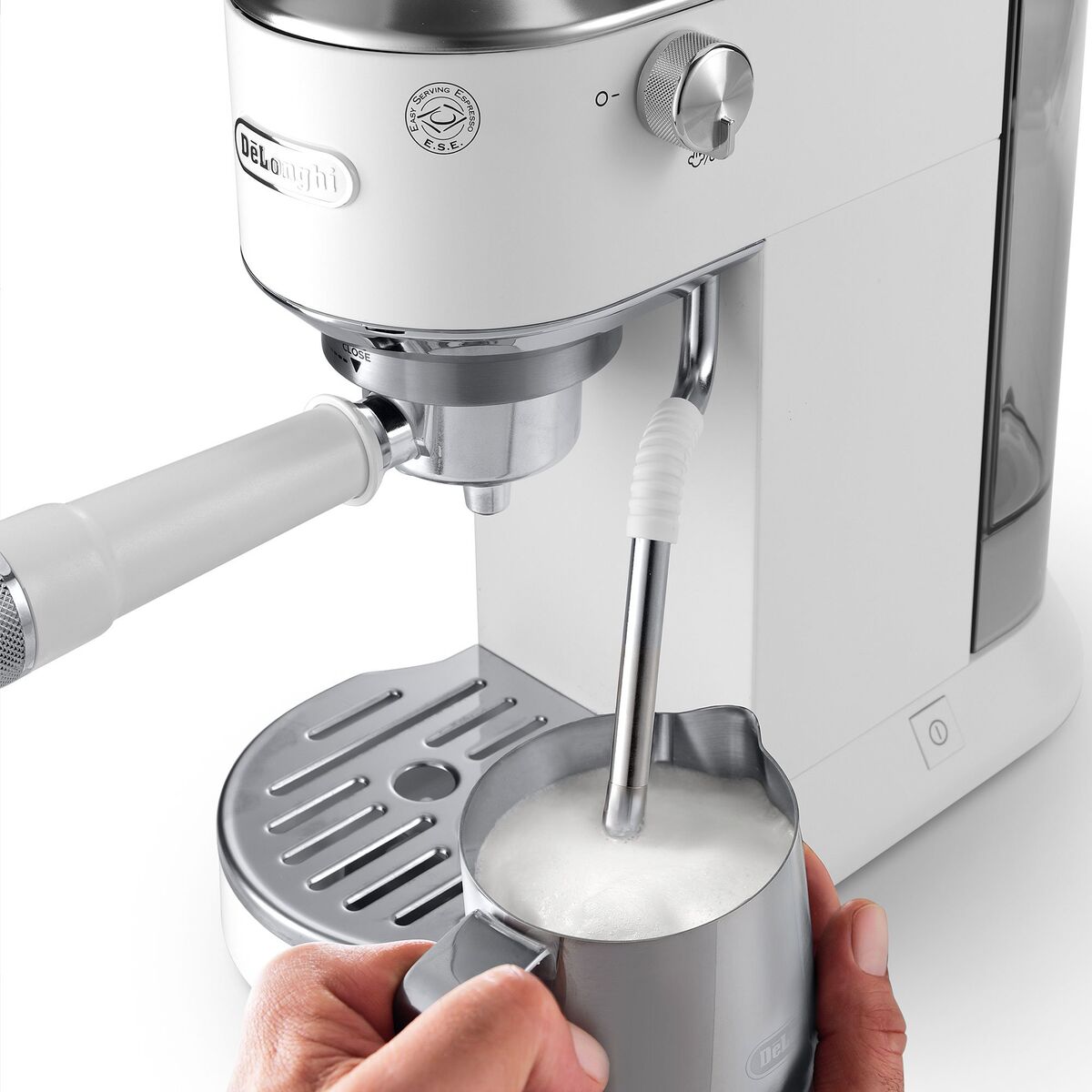 Delonghi Dedica EC890 Duo espressomaskin, hvit