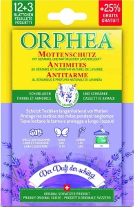 Orphea Mottenschutz Blätter mit Lavendelduft