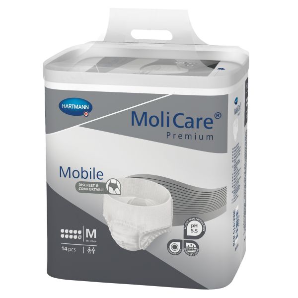 Hartmann MoliCare Cuecas Premium Mobile 10D Tamanho M 14 Unidades