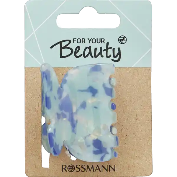 Haarschmuck, Haarklammer Schmetterling hellblau 1Stk