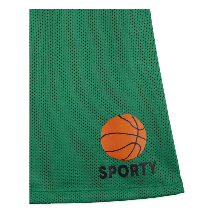 Mini Rodini Robe Basket Matière Recyclée | Vert