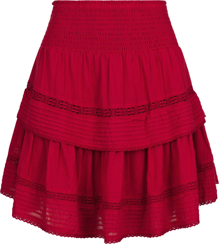 Neo Noir Kenia S Voile Skirt Red