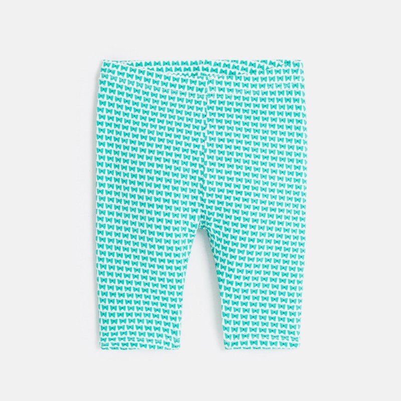 Legging impression papillon vert bébé fille Vert