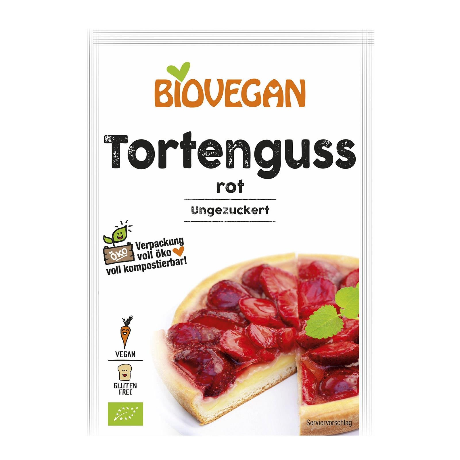 BioVegan Tortenguss Rot