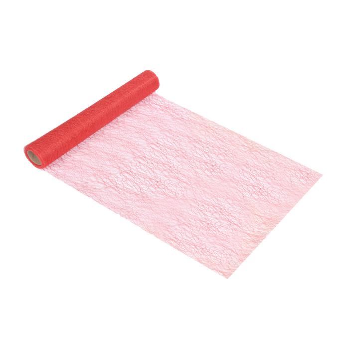 CHEMIN TABLE MAILLE 30CMX5M ROUGE