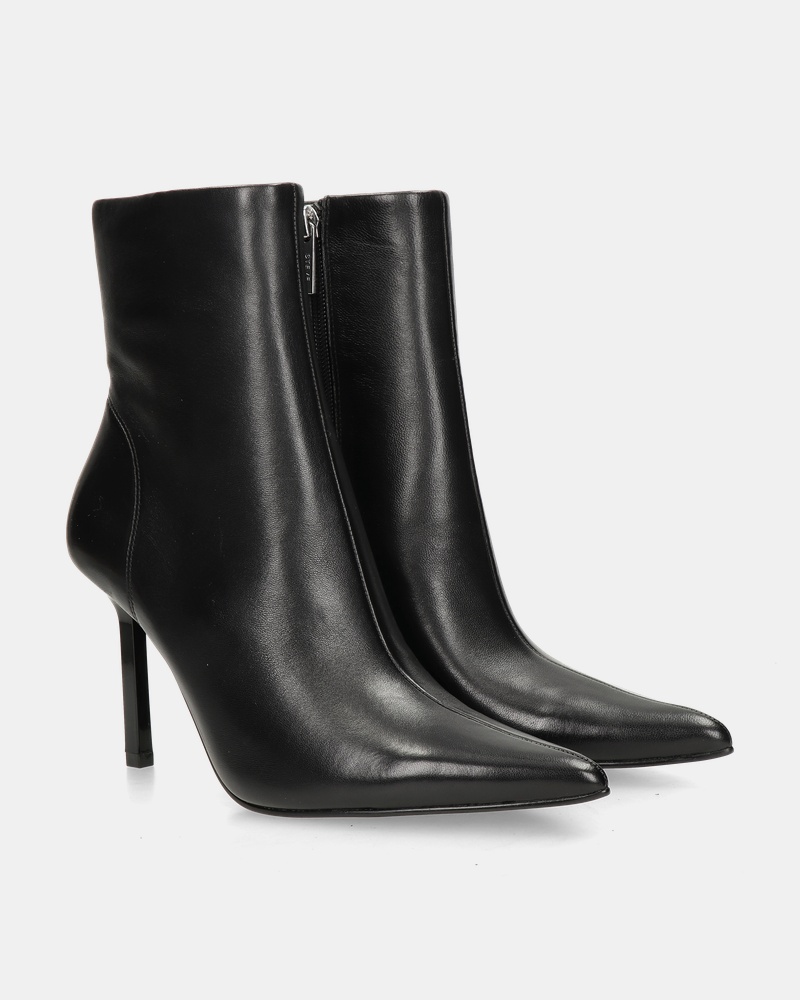Steve Madden Lyana Enkellaarsjes  - zwart