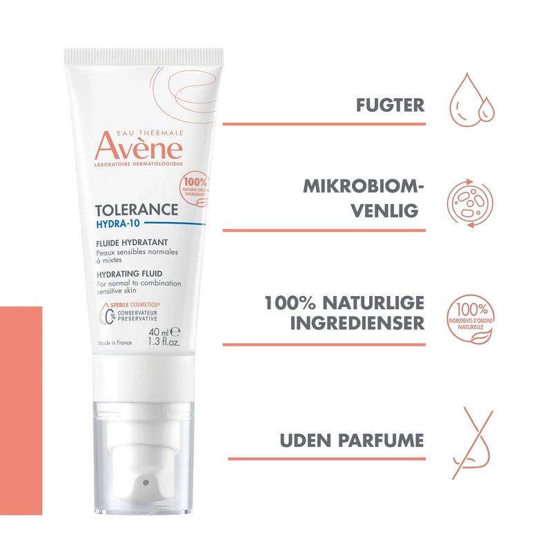 Avène Tolerance Hydra-10 Hydrating Fluid 40 ml