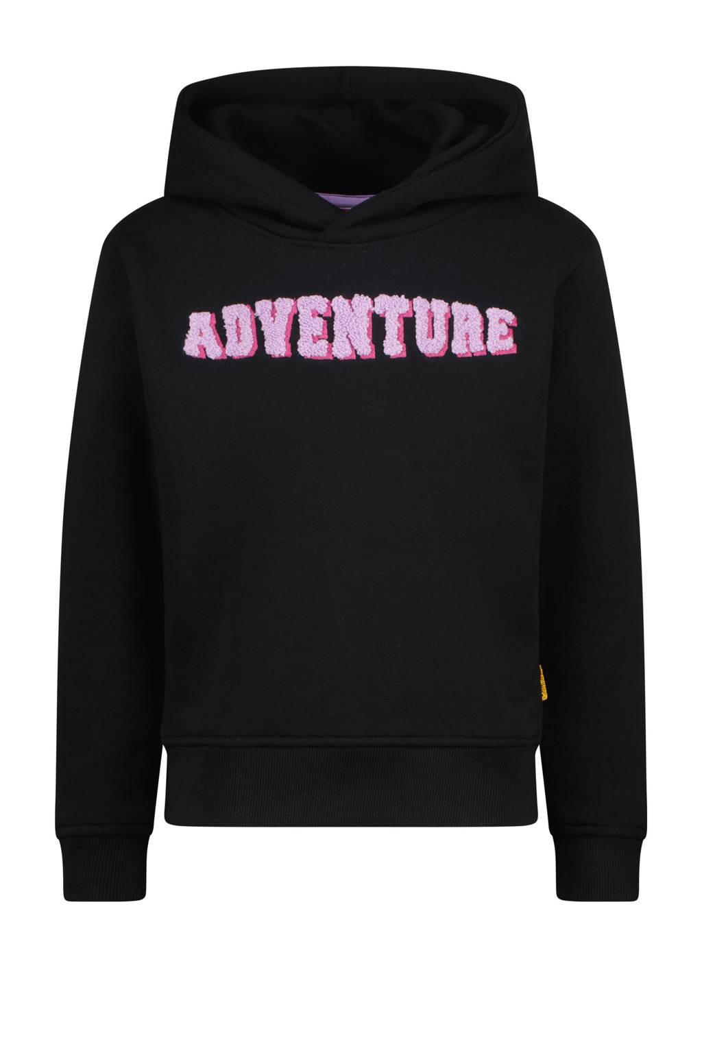Vingino hoodie Neda met tekst zwart