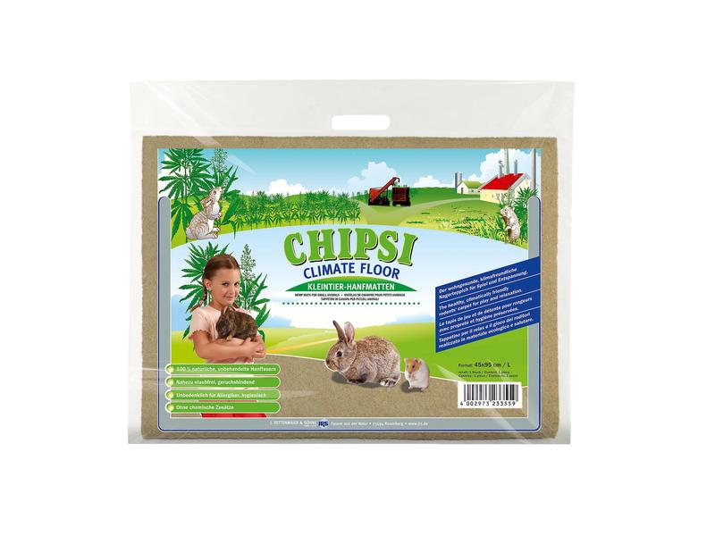 CHIPSI Climate Floor Hanf-Matte L, 45 x 95 cm Kleintier-Hanfmatte