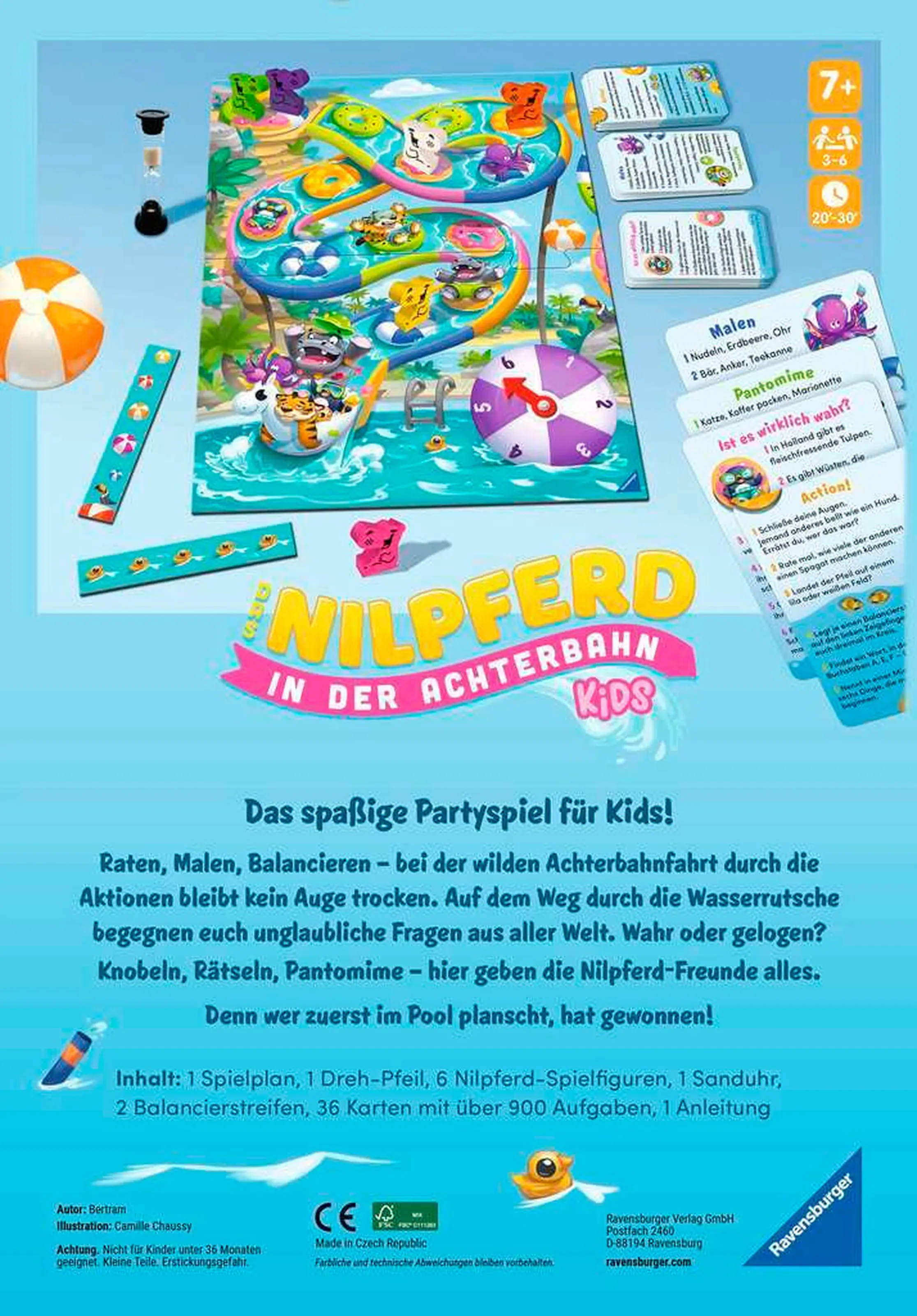 Ravensburger Das Nilpferd in der Achterbahn Kids