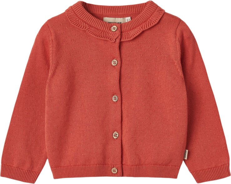 Wheat Strik Cardigan Amy Candy red