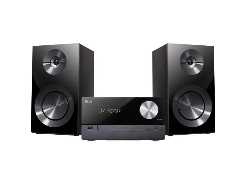 LG CM2460DAB - Mikrosystem - 2 x 50 Watt - sort