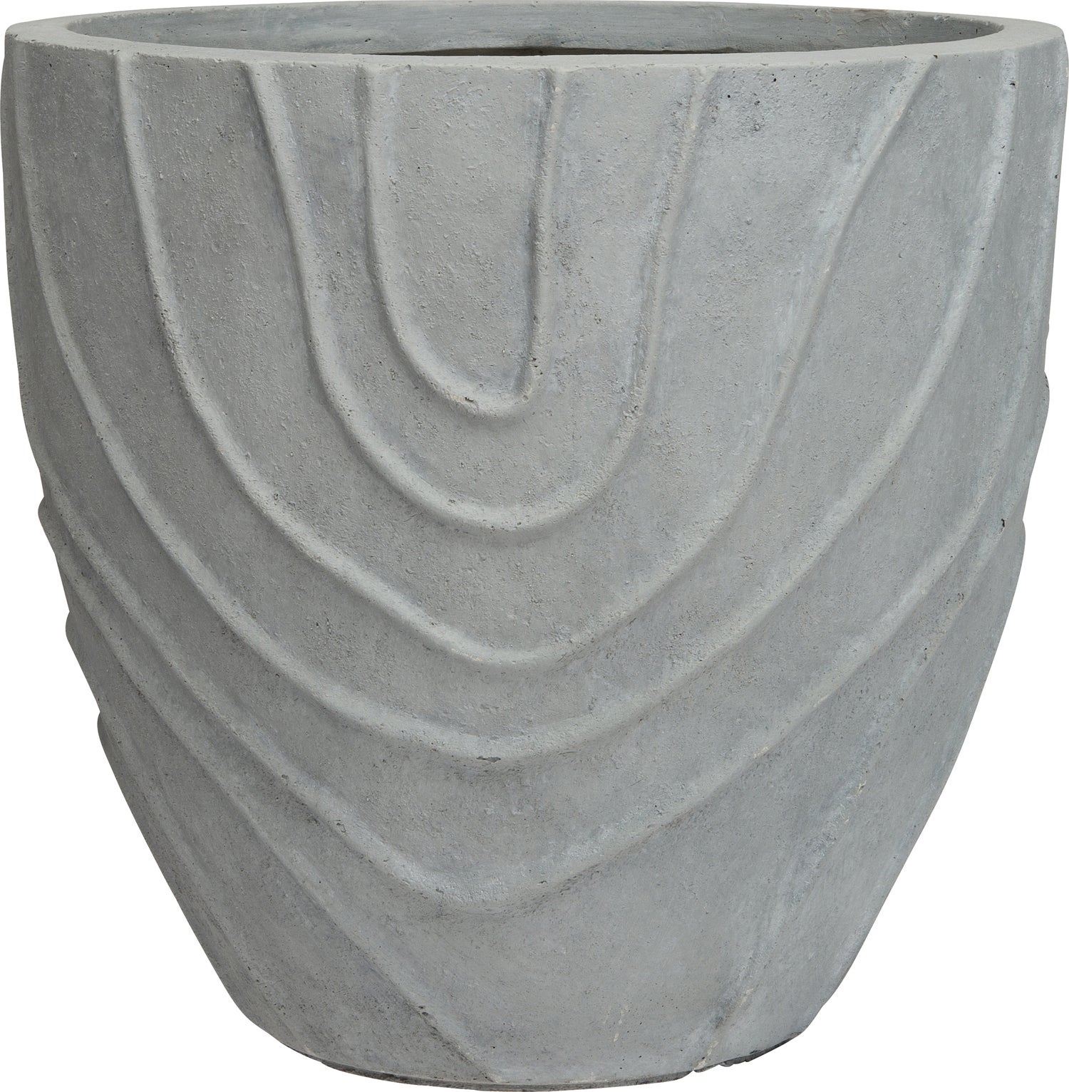 Intratuin bloempot Wave grijs D 43 H 41 cm