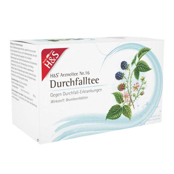 H&S Durchfalltee Filterbeutel, 20X1.5 g