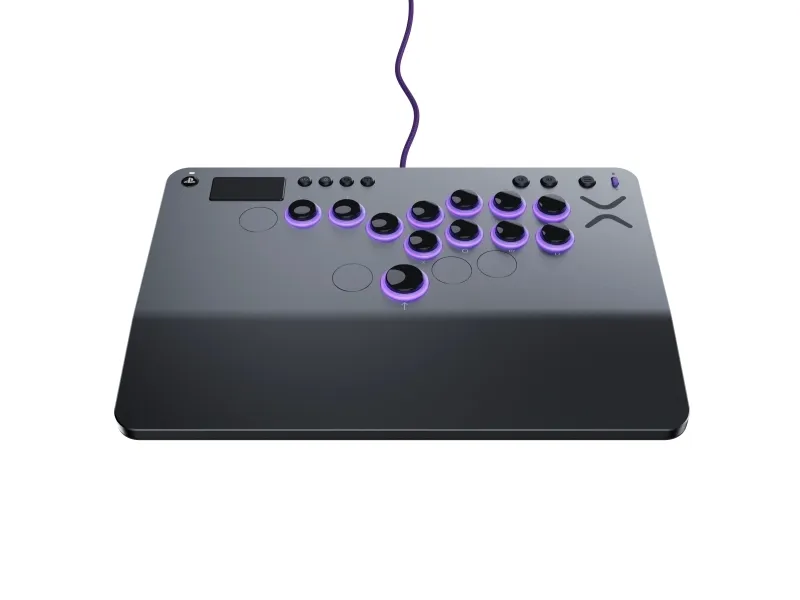 PDP Victrix Pro KO Leverless Fight Stick, Kamppind, PC, PlayStation 4, PlayStation 5, Knappen Makro, Ledningsført, USB, USB Type-C