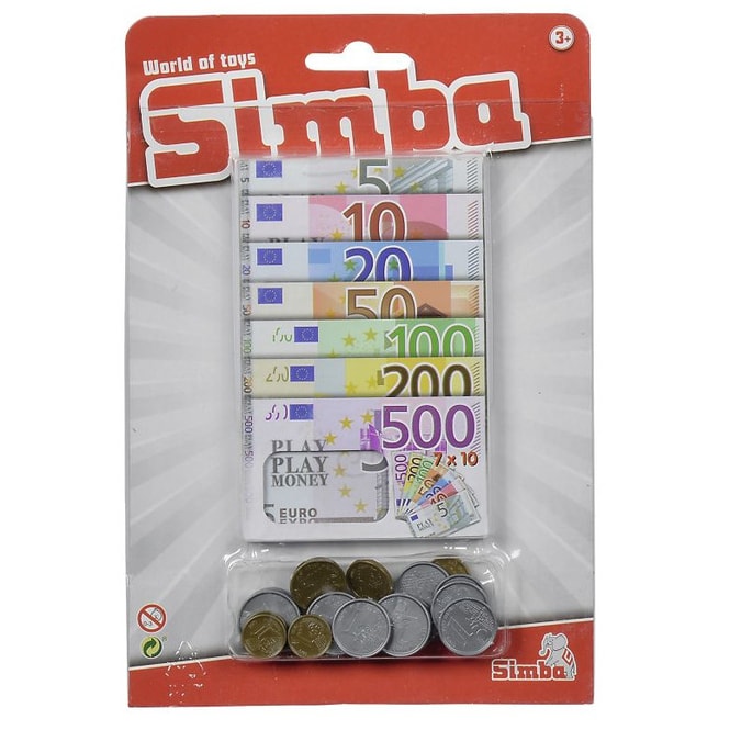Euro-Spielgeld - Münzen und Banknoten