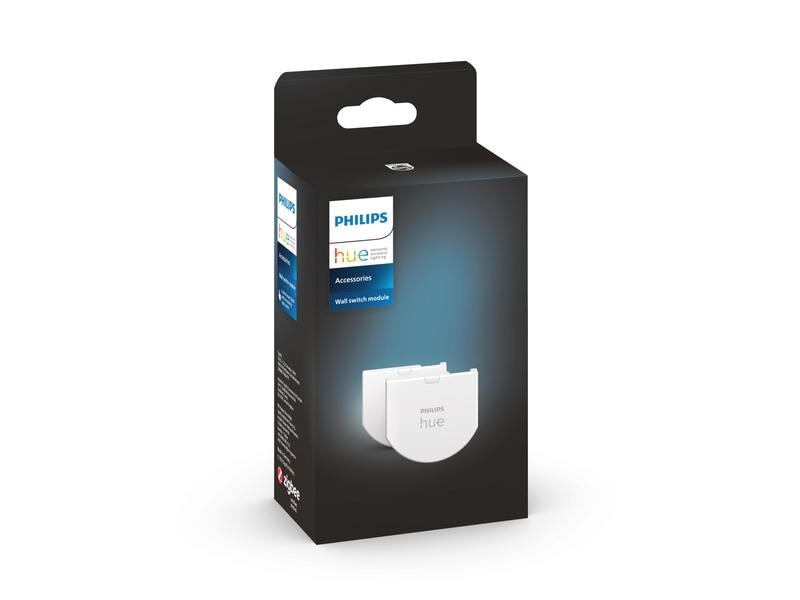 Philips Hue Zubehör Wandschalter Modul Doppelpack Wandschalter Modul für Hue Lichtsysteme