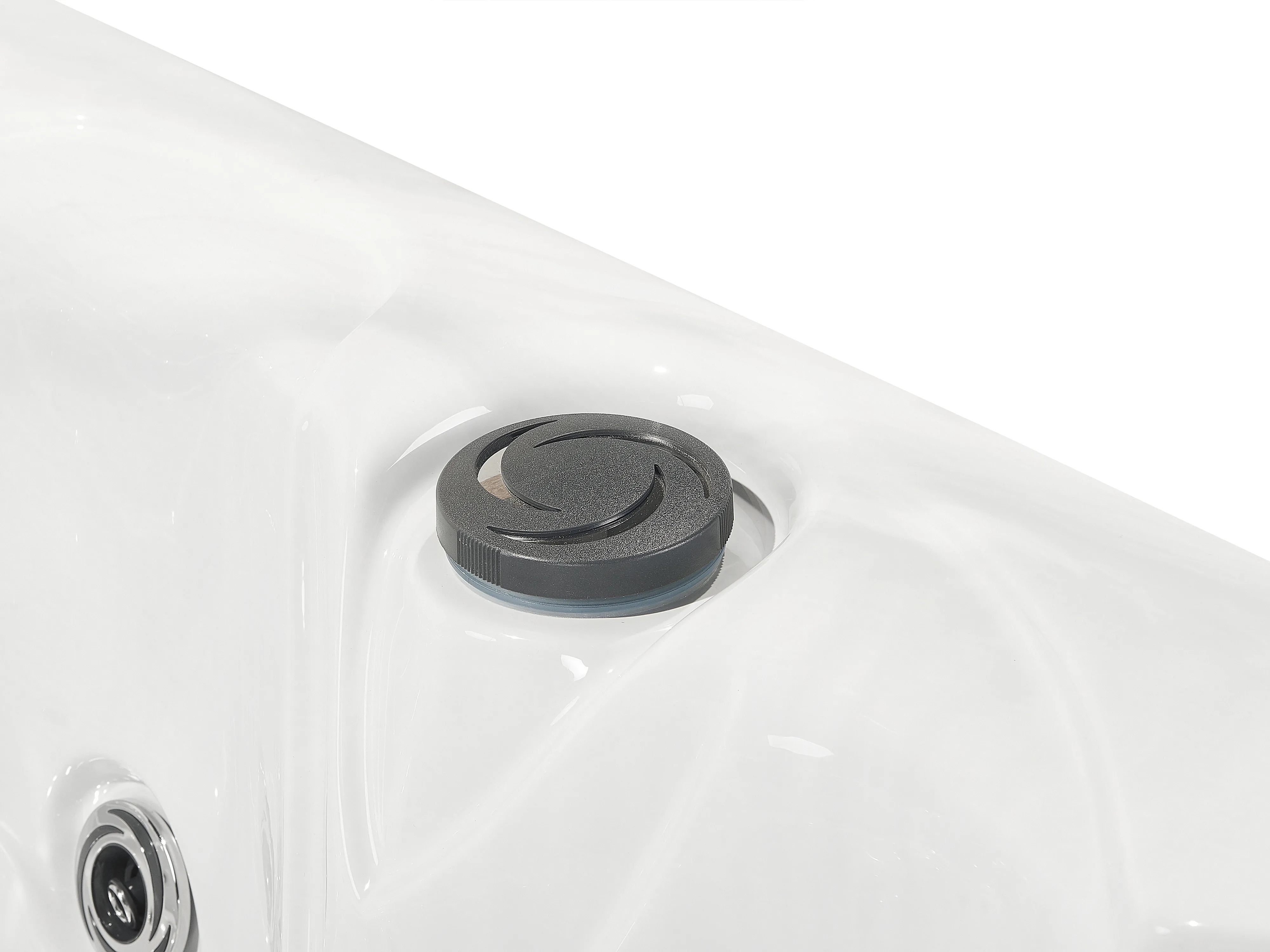 Buiten hottub met LED LASTARRIA Wit