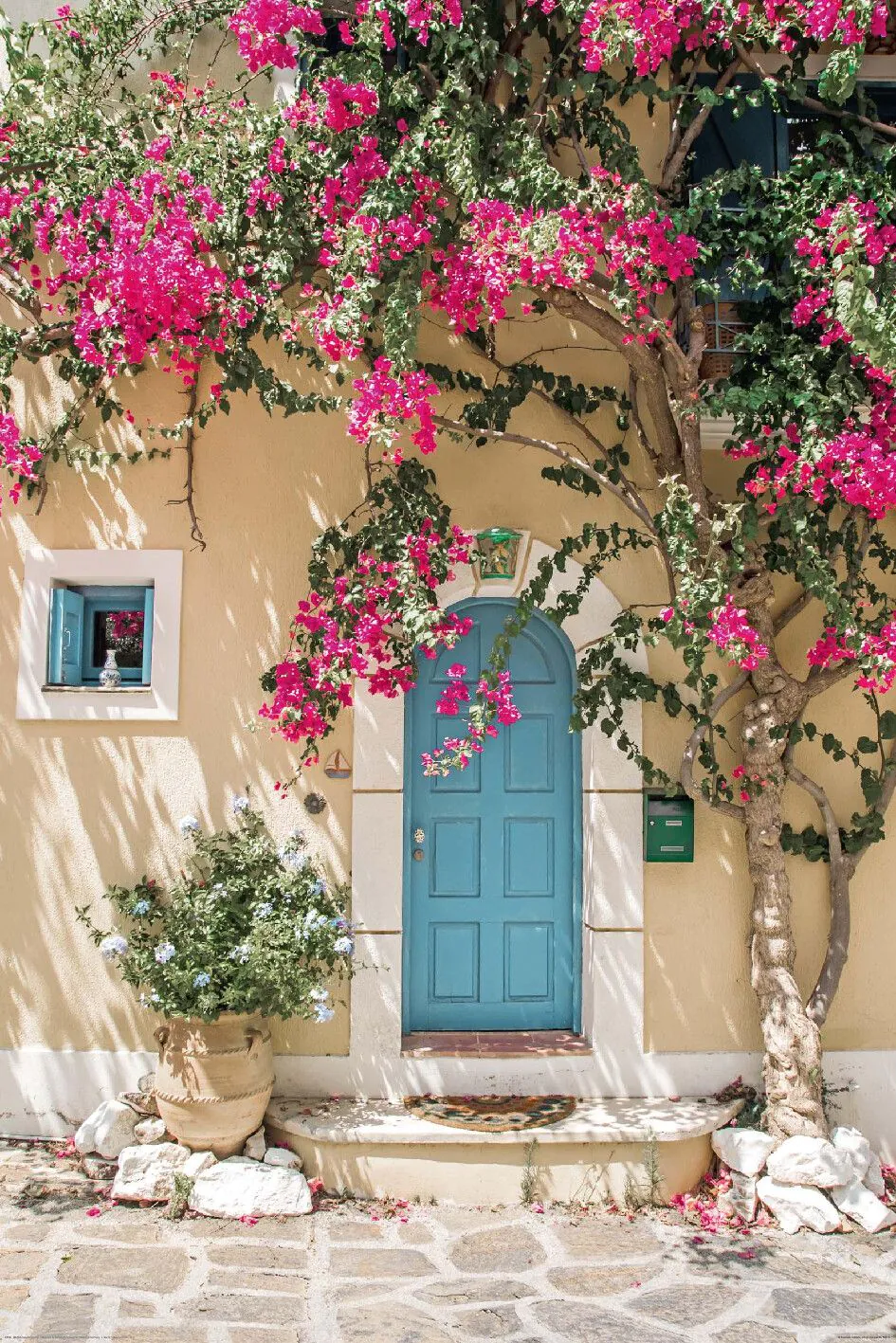 Poster Mediterranean Door, 61 x 91 cm