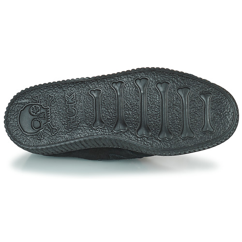TUK - LOW FLEX ROUND TOE CREEPER - Noir / Leopard